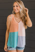 Looks Like Fun Tank Top- Blush