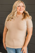 Casual Crush Knit Top- Beige
