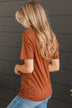 "Hello Fall" Graphic Tee- Copper