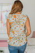 Hold You Near Floral Top- Light Blue