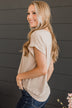 Carefree Days Knit Top- Beige
