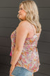 Ready For A Change Floral Tank Top- Taupe