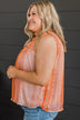 Stolen Moments Knit Tank Top- Orange
