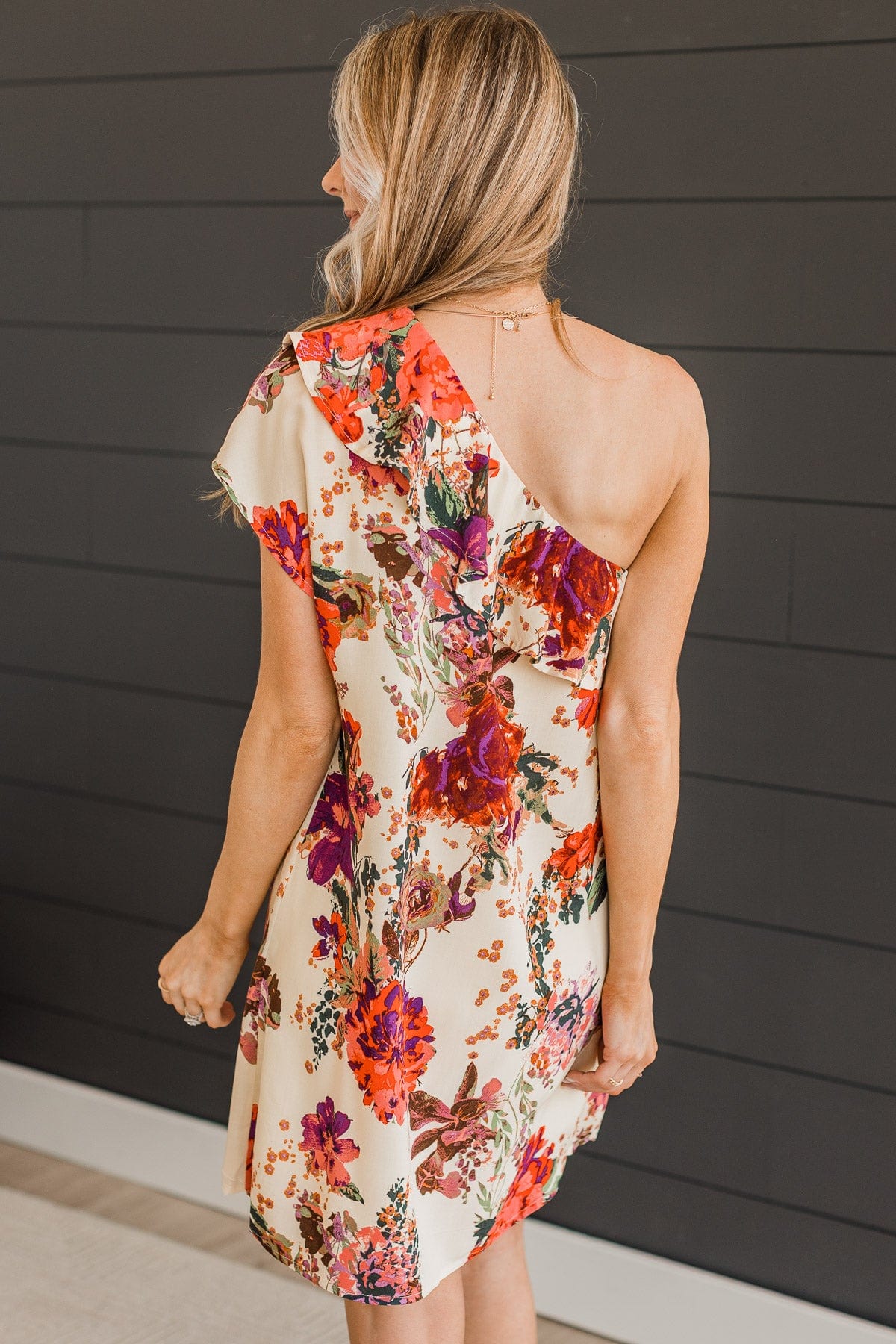 All The Right Reasons Floral Dress- Cream