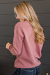 "Sunshine & Coffee" Crew Neck Pullover- Mauve