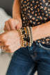 All Class Stackable Bracelet Set- Black