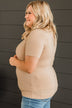 Casual Crush Knit Top- Beige
