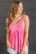 Bright As The Moon Tank Top- Bright Pink