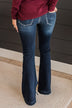 KanCan Flare Jeans- Dark Mandy Wash