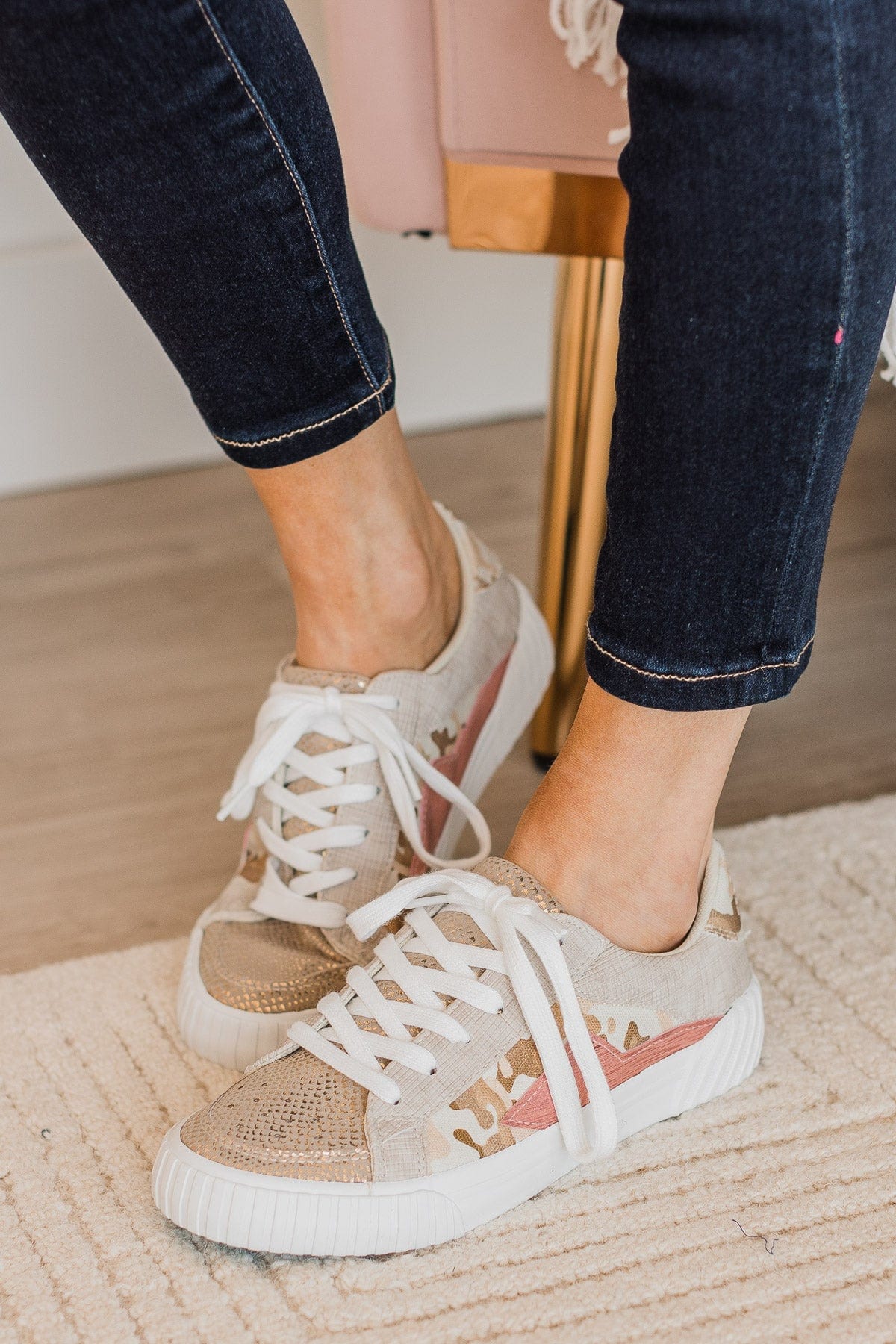 Blowfish Willa Sneakers- Cement/Cream/Camo