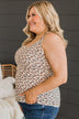 All Good Things Floral Tank Top- Oatmeal