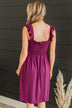 Best Night Ever Smocked Dress- Magenta