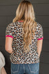 Chasing Desire Knit Top- Leopard & Magenta