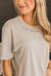 "More Precious Than Jewels" Graphic Tee- Grey