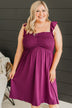 Best Night Ever Smocked Dress- Magenta