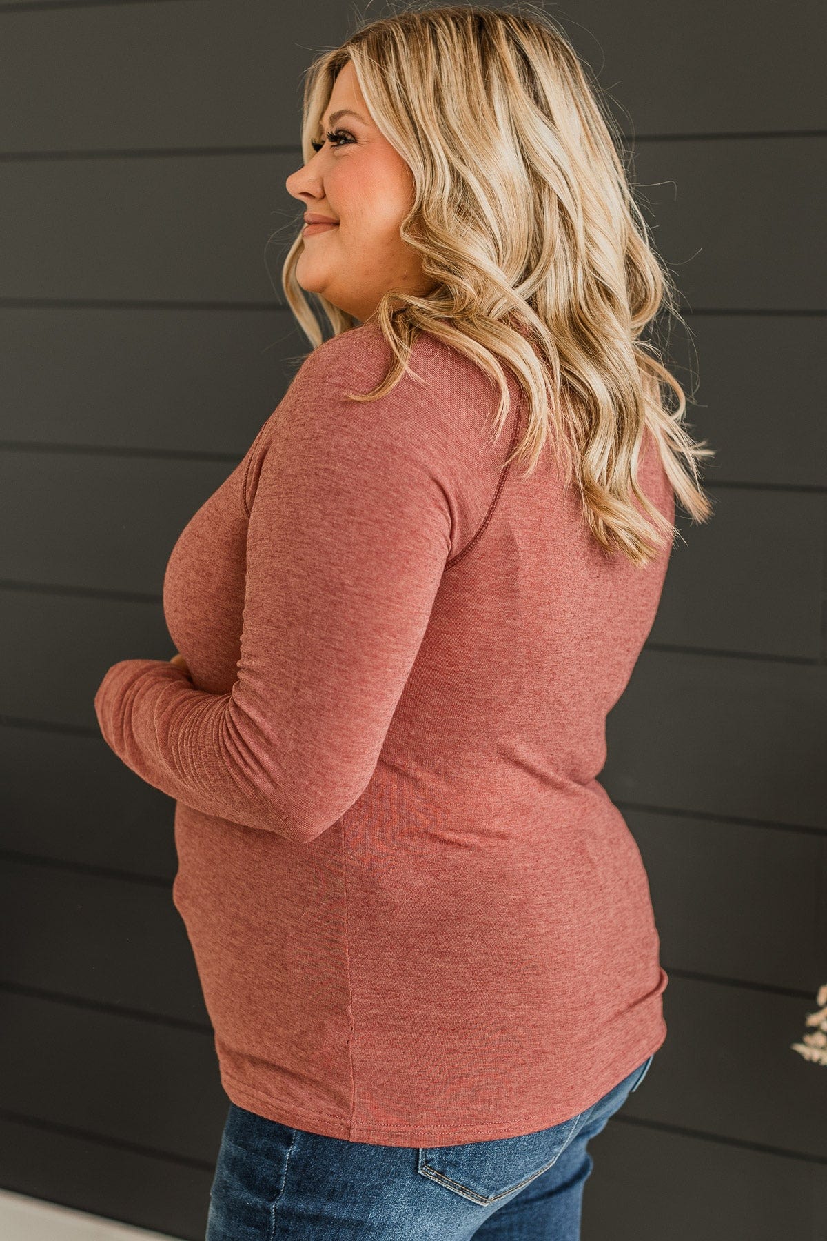 Guaranteed Smiles Knit Top- Rust