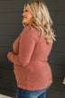 Guaranteed Smiles Knit Top- Rust