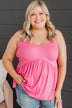 Bright As The Moon Tank Top- Bright Pink