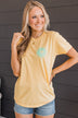 "Good Day For A Good Day" Graphic Tee- Light Yellow