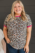 Chasing Desire Knit Top- Leopard & Magenta