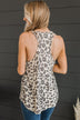 Force Of Nature Leopard Tank Top- Cream