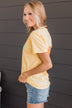 "Good Day For A Good Day" Graphic Tee- Light Yellow