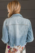 Wandering The World Denim Jacket- Light Wash