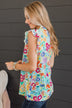 Stay In This Moment Floral Blouse- Ivory
