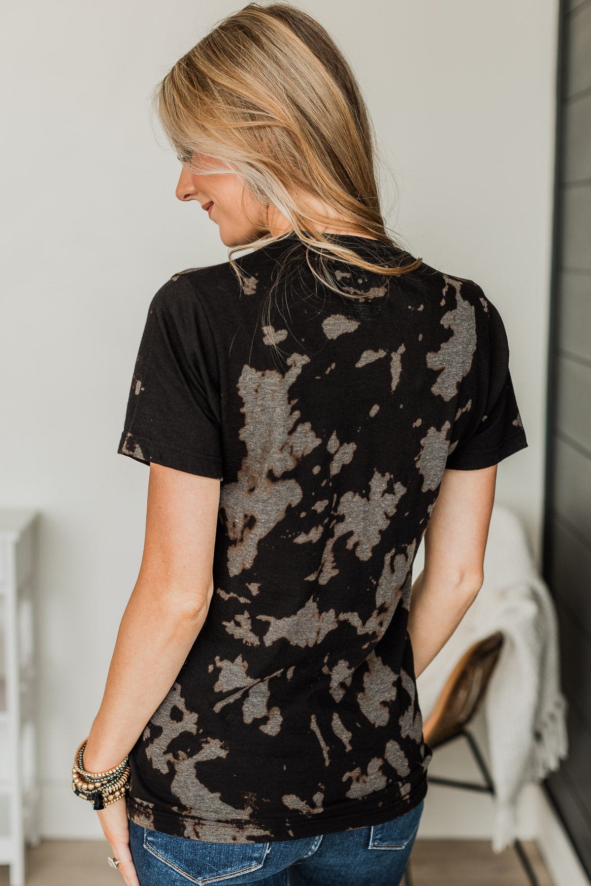 "Not A Morning Person" Graphic Tee- Black