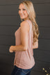 Bring Me Close Knit Tank Top- Dusty Pink