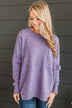 Stay Magical Sprinkle Knit Sweater- Purple