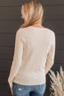 Lost In Your Love Knit Sweater- Cream