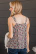 Pursuit Of Love Floral Tank Top- Black