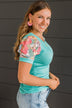Perfect Opportunity Knit Top- Teal