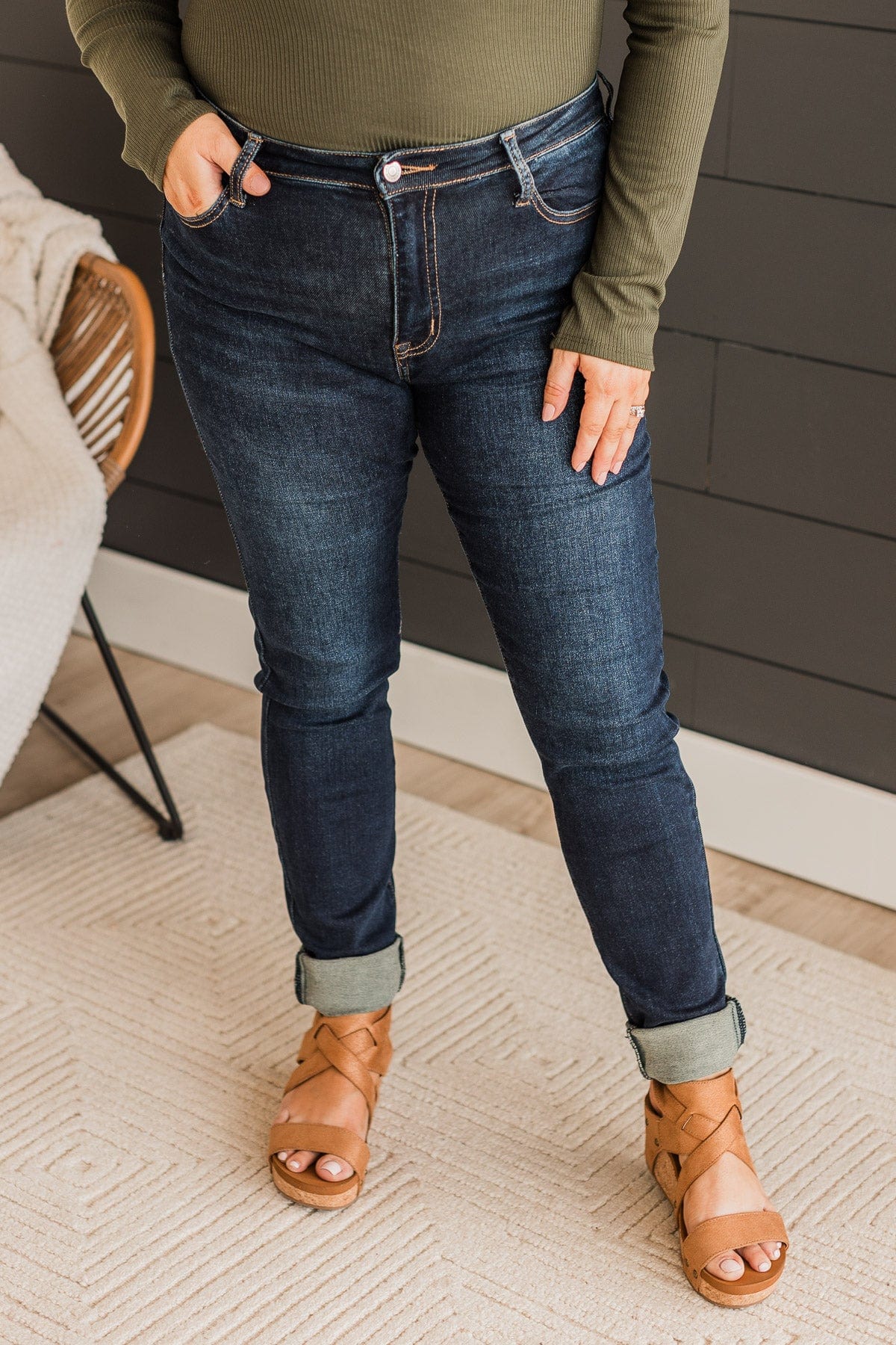 Vervet Skinny Jeans- Destiny Wash