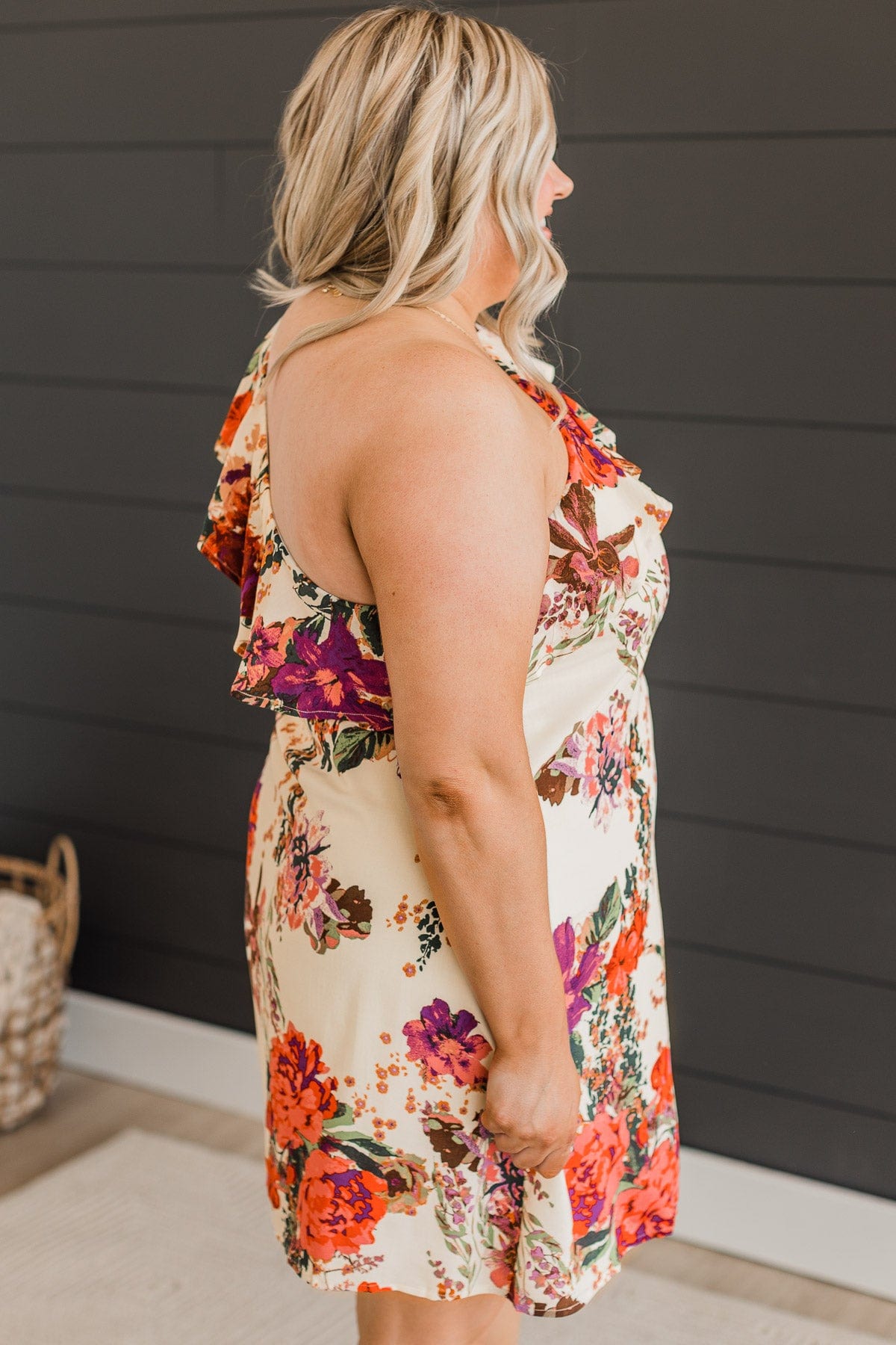 All The Right Reasons Floral Dress- Cream