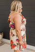 All The Right Reasons Floral Dress- Cream