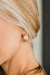 Everyday Allure C-Hoop Earrings- Gold