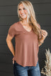 Thread & Supply Truly Loved Top- Clay
