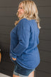 "Stars & Stripes" Crew Neck Pullover- Navy