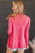 As Easy As Can Be Cardigan- Pink