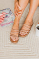Very G Elandra Sandals- Rose Gold