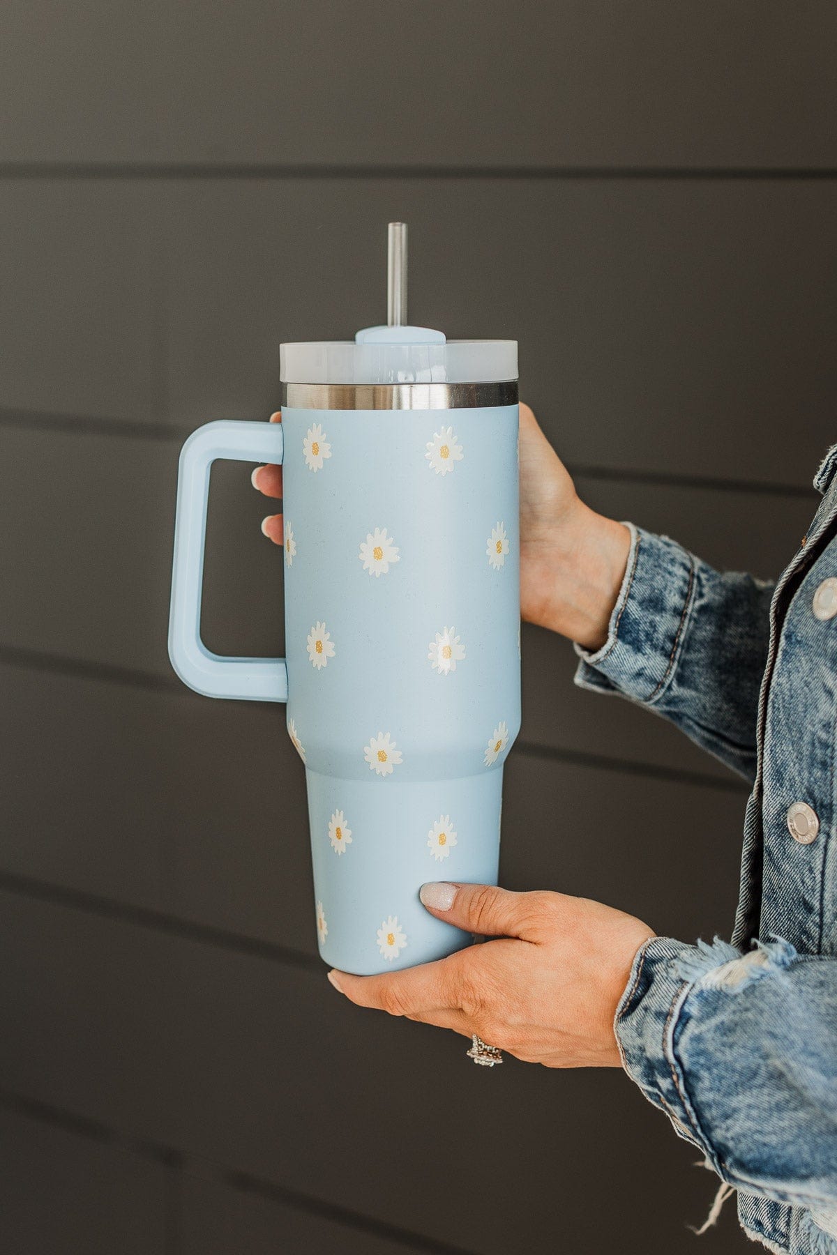 The Darling Effect Travel Tumbler- Blue Daisy – The Pulse Boutique