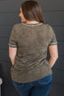 Meant For This V-Neck Top- Vintage Olive