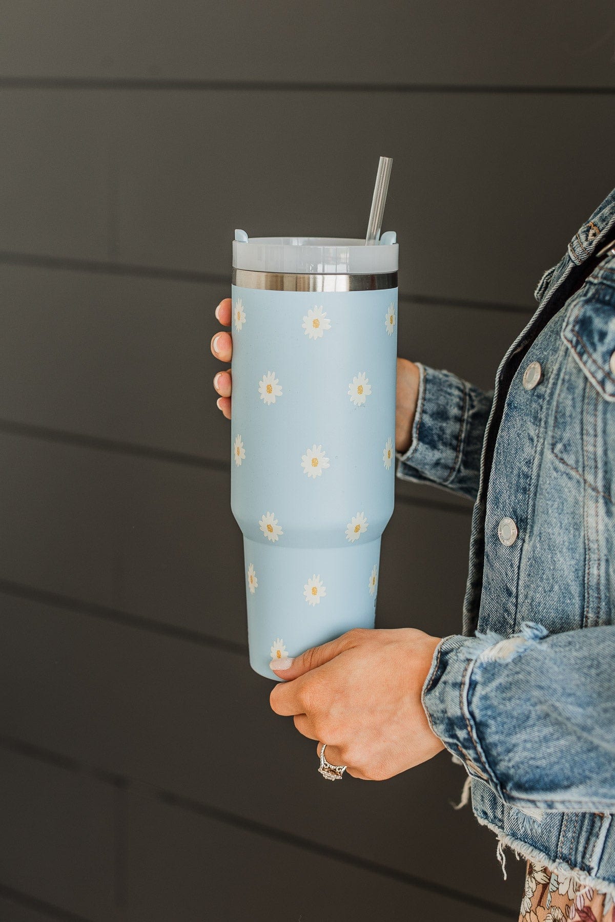 The Darling Effect Travel Tumbler- Blue Daisy – The Pulse Boutique