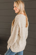 Warmly Yours Sprinkle Knit Sweater- Light Taupe