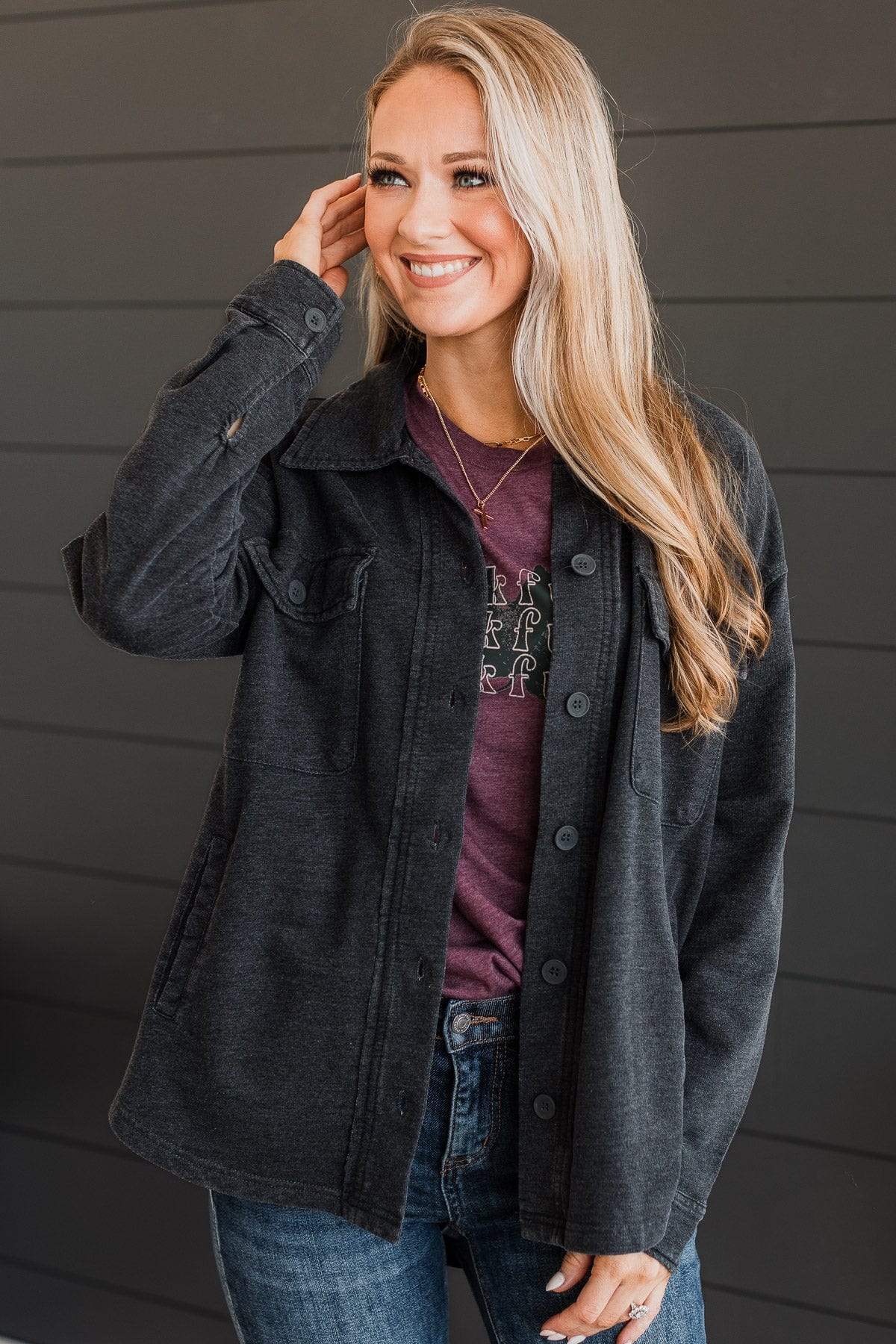 Thread & Supply Born For This Lightweight Jacket- Black – The Pulse Boutique