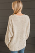 Warmly Yours Sprinkle Knit Sweater- Light Taupe