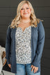 Can't Resist This Knit Cardigan- Denim
