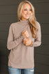 Something Better Turtle Neck Sweater- Mocha